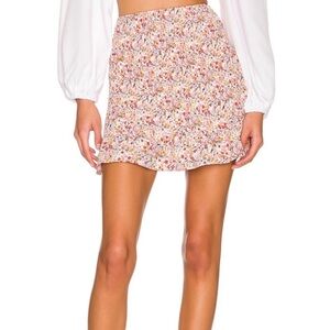 More to Come Floral Mini Skirt - Multicolor